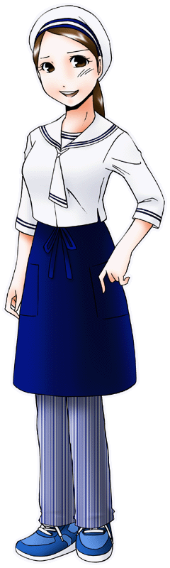 パルパスタの制服のイラスト