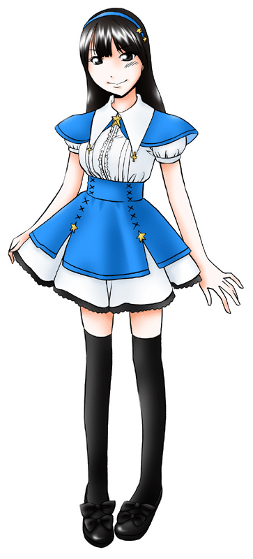 ぱら☆ゆにの制服のイラスト