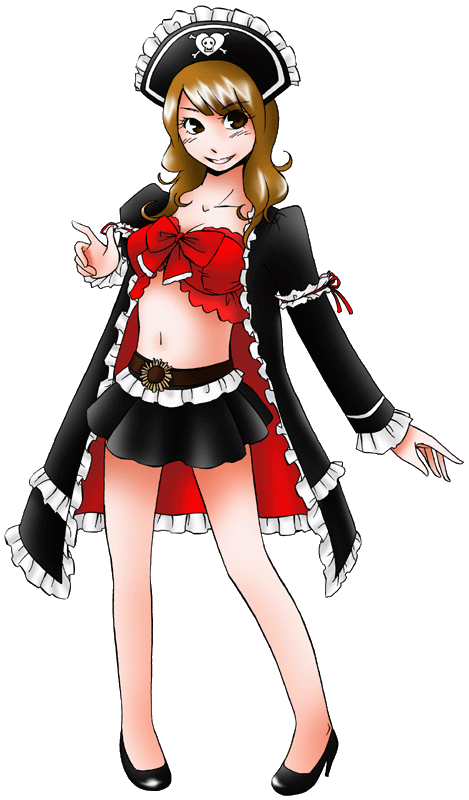海賊バル パイレーツシップの制服のイラスト