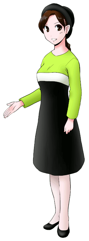 プラネタリウム天空の制服のイラスト