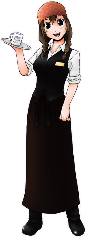 しろくまカフェの制服のイラスト