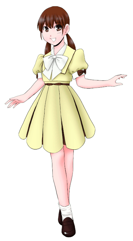 ポムポムプリンカフェの制服のイラスト