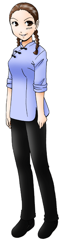 人和馆の制服のイラスト