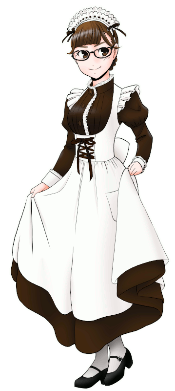 Repostopia（ルポリア）の制服のイラスト