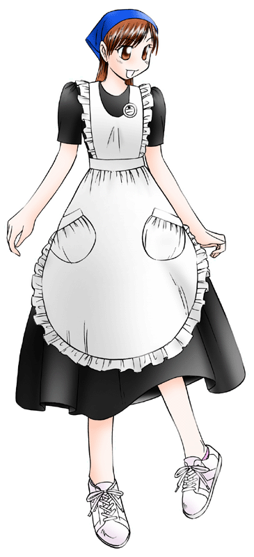 浪漫館横浜の制服のイラスト