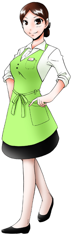 ROYAL coffee shop（ロイヤルコーヒーショップ）の制服のイラスト