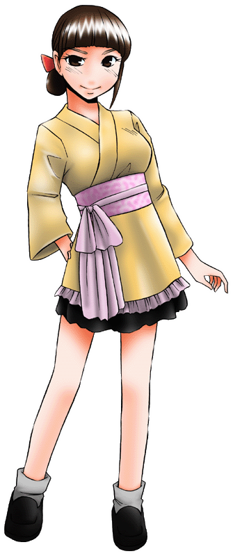 しゃちほこ屋の制服のイラスト
