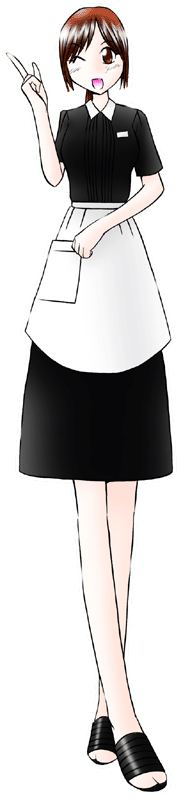 築地 寿司清の制服のイラスト