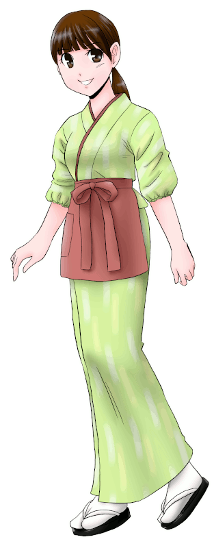 そば処 為治郎の制服のイラスト