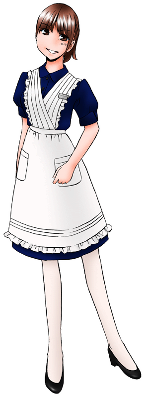 THE STATION GRILLの制服のイラスト