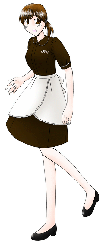 TIFFINティフィンの制服の制服のイラスト