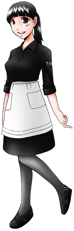 東京北浜の制服のイラスト