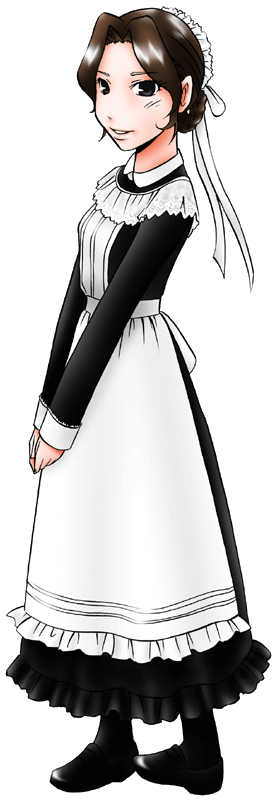 月夜のサアカスの制服のイラスト