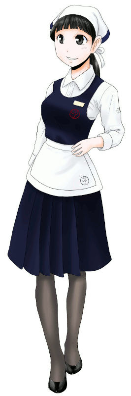 鶴屋吉信の制服のイラスト