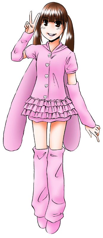 うさぎの館の制服のイラスト