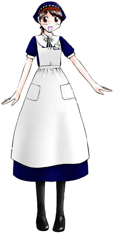 Bel et Bienの制服のイラスト