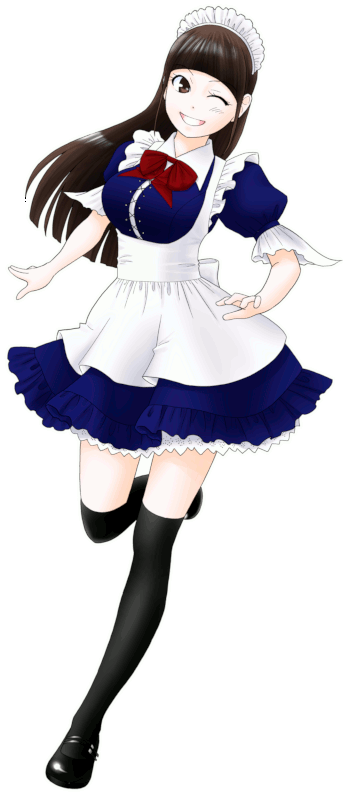 White Brim*の制服のイラスト