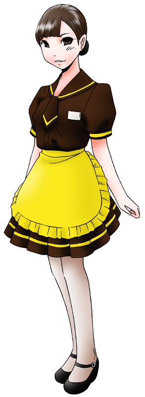 呀咪咖喱屋の制服のイラスト