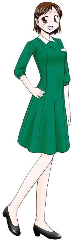 和点心 有希の制服のイラスト